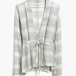 Madewell kimono wrap duster